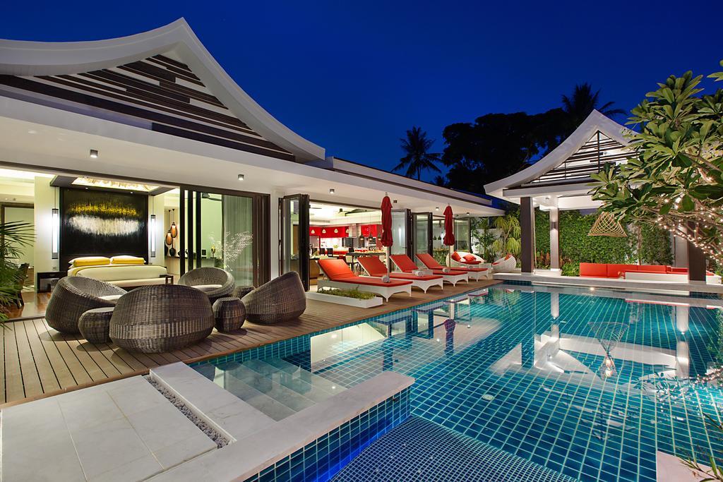 Villa Julia Koh Samui Beach With Cook And Majordome Lamaj-part Kültér fotó