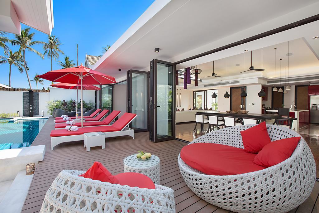 Villa Julia Koh Samui Beach With Cook And Majordome Lamaj-part Kültér fotó